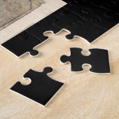  Hiroshige Tokaido #01 Nihonbashi Vintage Japanese Legpuzzel (Zijkant)