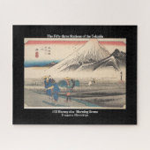 Hiroshige Tokaido #01 Nihonbashi Vintage Japanese  Legpuzzel (Horizontaal)