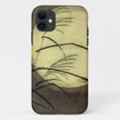 Hiroshige wind geblazen gras iPhone Case (Achterkant)