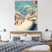 Hiroshige winterlandschap Japan land Canvas Afdruk (Insitu (Slaapkamer))