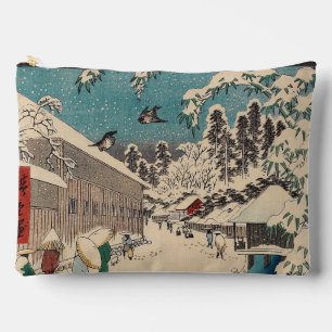 Hiroshige winterlandschap Japan land Etui