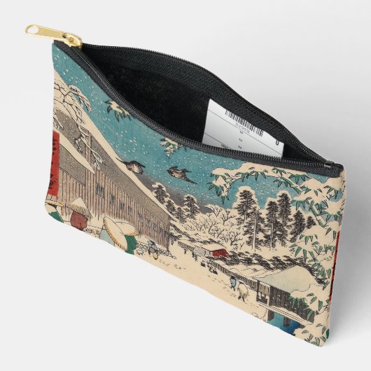 Hiroshige winterlandschap Japan land Etui (Open)