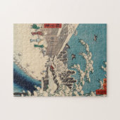 Hiroshige winterlandschap Japan land Legpuzzel (Horizontaal)