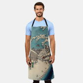 Hiroshige winterlandschap Japan land Schort (Gedragen)