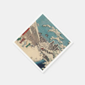Hiroshige winterlandschap Japan land Servet (Hoek)