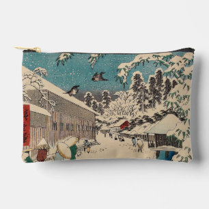 Hiroshige winterlandschap Japan ukiyo-e antiek Etui