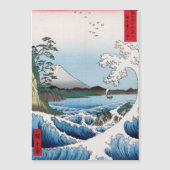Hiroshige - Zee van Satta, Suruga Magnetische Kaar (Voorkant)