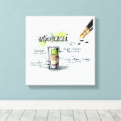 Hiroshima Canvas Afdruk (Insitu (Houten vloer))