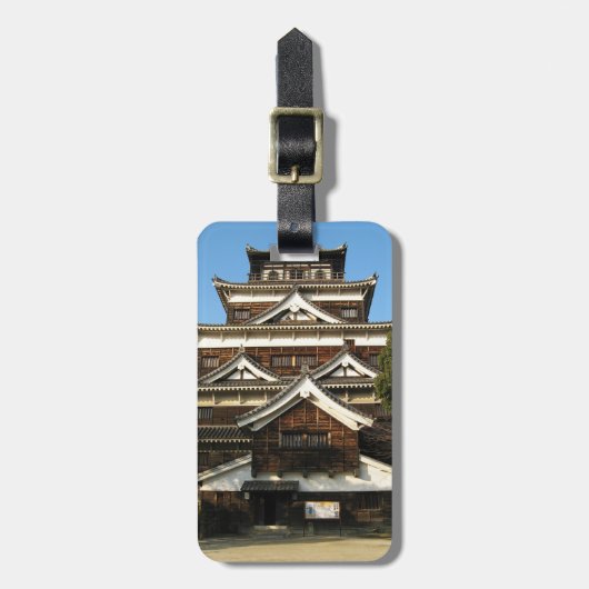 Hiroshima Castle 広 島 城, Hiroshima, Japan Bagagelabel (Voorkant verticaal)