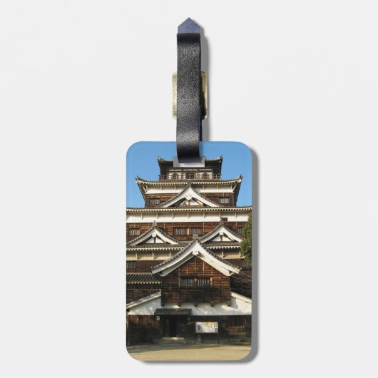 Hiroshima Castle 広 島 城, Hiroshima, Japan Bagagelabel (Achterkant verticaal)