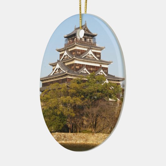 Hiroshima Castle 広 島 城, Hiroshima, Japan Keramisch Ornament (Links)