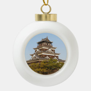 Hiroshima Castle 広 島 城, Hiroshima, Japan Keramische Bal Ornament