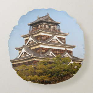 Hiroshima Castle 広 島 城, Hiroshima, Japan Rond Kussen