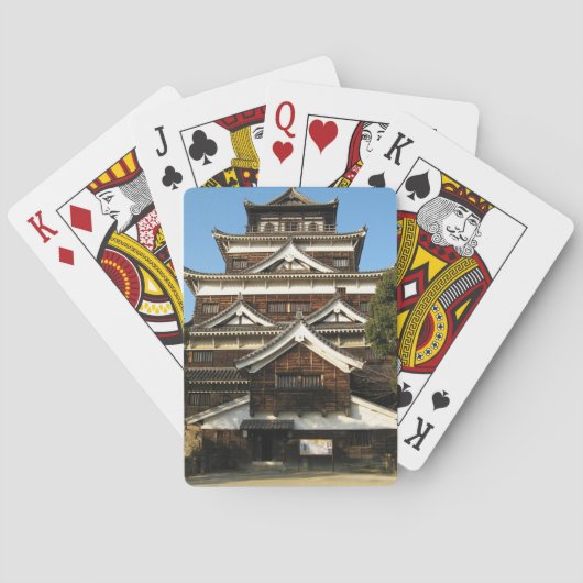 Hiroshima Castle 広 島 城, Hiroshima, Japan Speelkaarten (Achterkant)