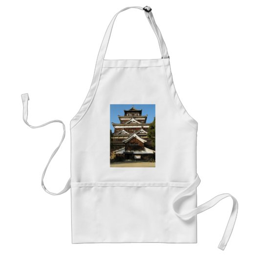 Hiroshima Castle 広 島 城, Hiroshima, Japan Standaard Schort (Voorkant)
