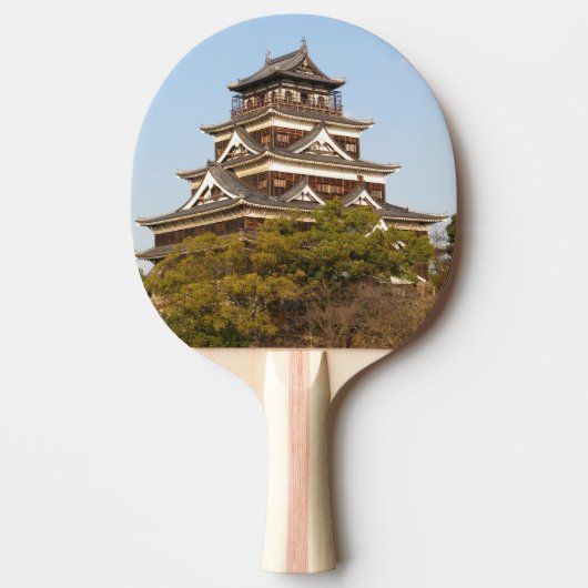 Hiroshima Castle 広 島 城, Hiroshima, Japan Tafeltennisbatje (Voorkant)