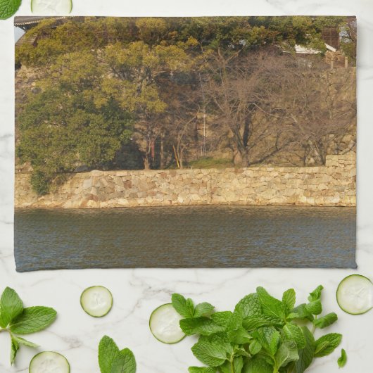 Hiroshima Castle 広 島 城, Hiroshima, Japan Theedoek (Gevouwen)