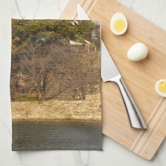 Hiroshima Castle 広 島 城, Hiroshima, Japan Theedoek (Quarter Fold)