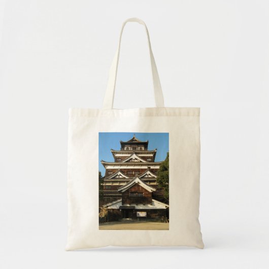 Hiroshima Castle 広 島 城, Hiroshima, Japan Tote Bag (Voorkant)