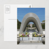 Hiroshima Herdenkings-Cenotaaf Briefkaart (Voorkant / Achterkant)