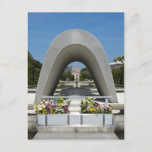 Hiroshima-herdenkingsmonument Briefkaart