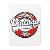 Hiroshima japan  logo magneet (Verticaal)