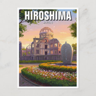 Hiroshima Japan Peace Dome Reizen Briefkaart