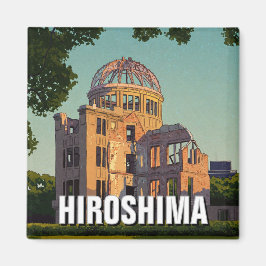 Hiroshima Japan Peace Dome Reizen Magneet