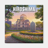 Hiroshima Japan Peace Dome Reizen Magneet (Voorkant)