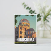 Hiroshima Japan Vredeskoepel Reis Briefkaart (Staand voorkant)