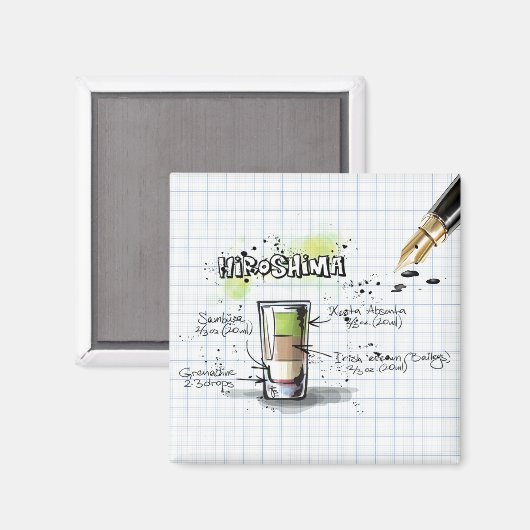 Hiroshima Magneet (Voorkant / Achterkant)