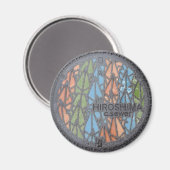Hiroshima Manhole-Hoesje Magneet (Voorkant / Achterkant)
