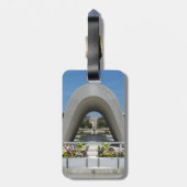 Hiroshima Memorial Cenotaph Bagagelabel (Achterkant verticaal)
