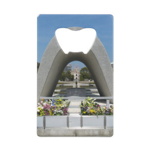 Hiroshima Memorial Cenotaph Creditkaart Flessenopener