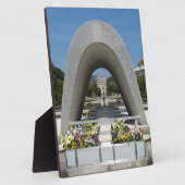Hiroshima Memorial Cenotaph Fotoplaat (Zijkant)