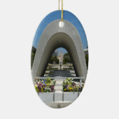 Hiroshima Memorial Cenotaph Keramisch Ornament (Rechts)