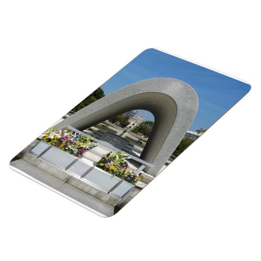 Hiroshima Memorial Cenotaph Magneet (Linkerzijde)