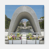 Hiroshima Memorial Cenotaph Magneet (Voorkant)