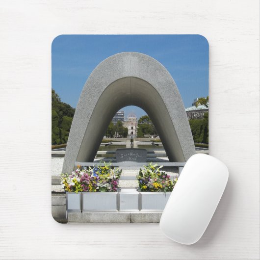 Hiroshima Memorial Cenotaph Muismat (Met muis)