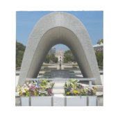 Hiroshima Memorial Cenotaph Notitieblok (Voorkant)