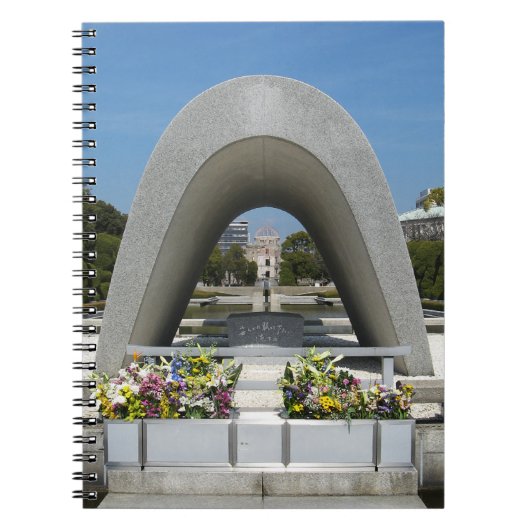 Hiroshima Memorial Cenotaph Notitieboek (Voorkant)