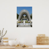 Hiroshima Memorial Cenotaph Poster (Keuken)