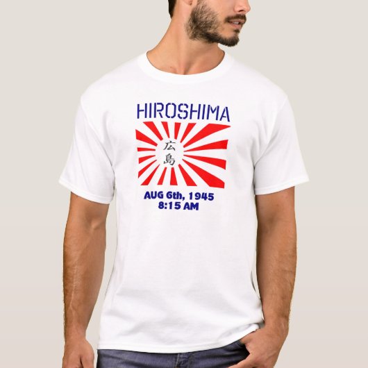 Hiroshima Rising Sun T-shirt (Voorkant)