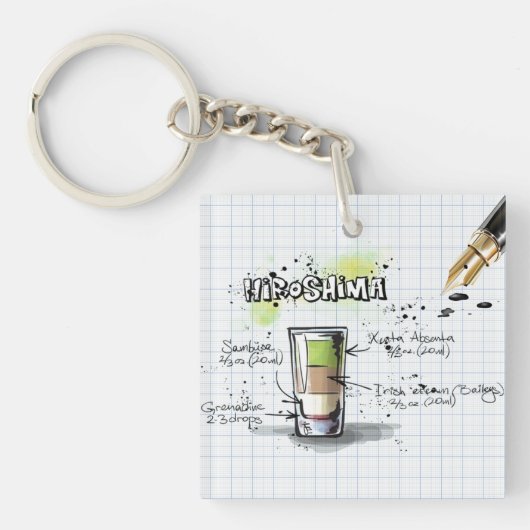 Hiroshima Sleutelhanger (Voorkant)