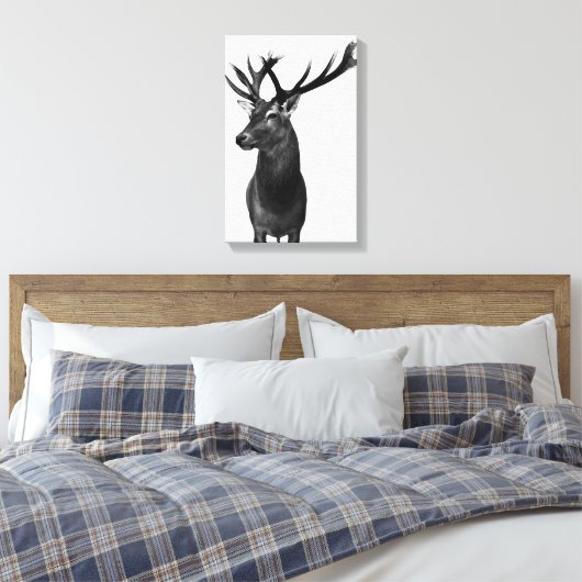 Hirsch Canvas Afdruk (Insitu (Slaapkamer))
