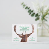 Hirsch-Visitenkarten Visitekaartje (Staand voorkant)