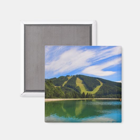Hirschenkogelin Summer - Water Reflections Magneet (Voorkant / Achterkant)