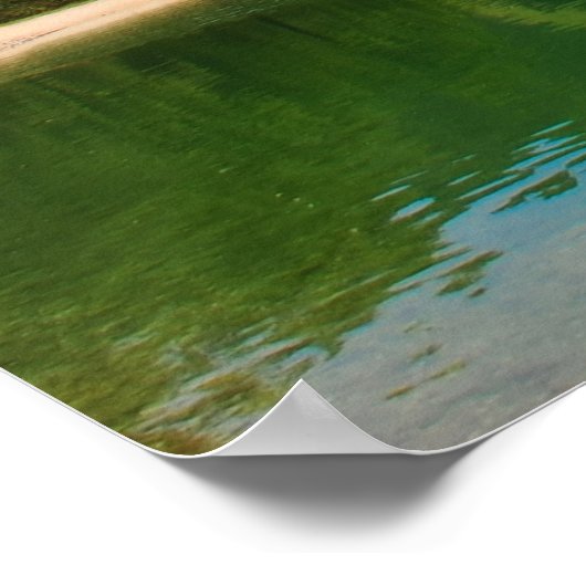 Hirschenkogelin Summer - Water Reflections Poster (Hoek)