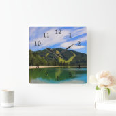 Hirschenkogelin Summer - Water Reflections Vierkante Klok (Huis)