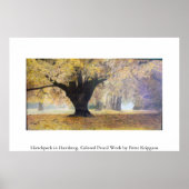 Hirschpark in Hamburg Poster (Voorkant)